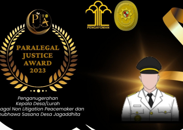 Top Markotop, Desa Ini Wakili Bengkulu Tengah Anugerah Paralegal Justice Award