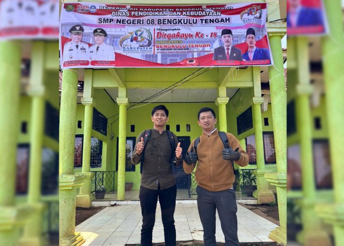 Semarak HUT ke-18 Bengkulu Tengah, Sekolah Pasang Atribut dan Spanduk Bertema Berbinar