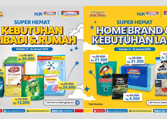 Nikmati Promo JSM Indomaret 17-19 Januari 2025, Rinso Detergen Cuma Rp10 Ribuan!