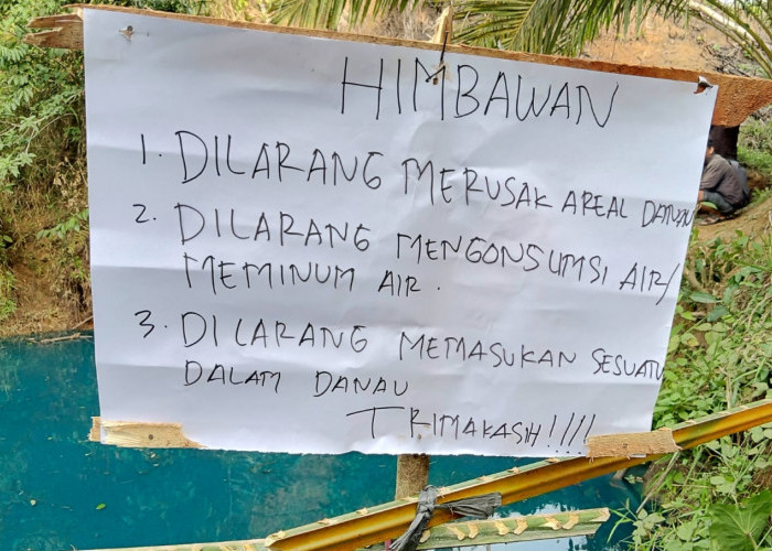 Libur Akhir Pekan Telah Tiba, Yuk Kunjungi Wisata Baru Danau Biru Dekat dari Ibu Kota Provinsi Bengkulu