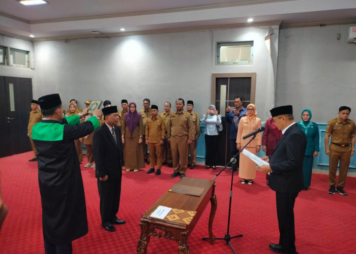 Ayatul Jabat Asisten I, Adnan Plt Kadis Dukcapil, Begini Pesan Bupati Rachmat Usai Pimpin Pelantikan