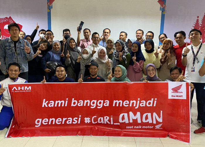 Usung Slogan #Cari_Aman, Astra Motor Bengkulu Bagikan Tips Berkendara Bagi Karyawan
