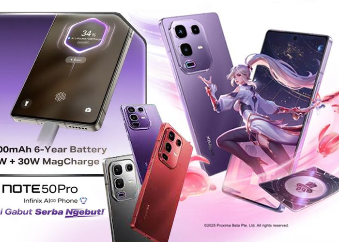 Infinix NOTE 50 & NOTE 50 Pro Resmi Rilis! HP Gaming AI dengan Fitur Canggih, Harga Mulai Rp 2 Jutaan