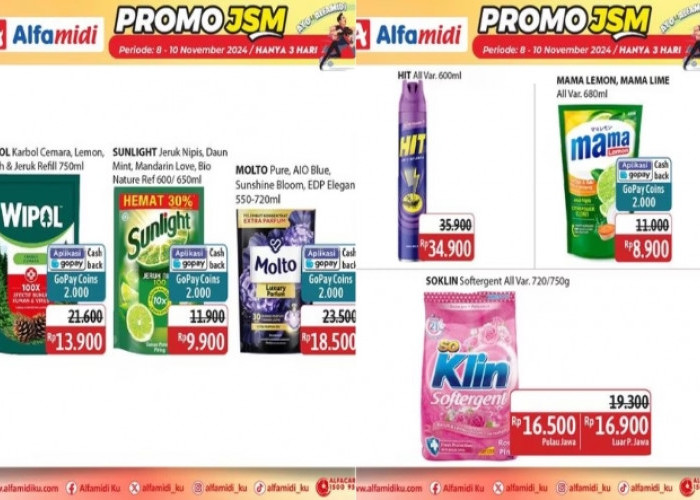 Katalog Promo JSM Alfamidi 8-10 November 2024, Buah-buahan Mulai Rp1.000