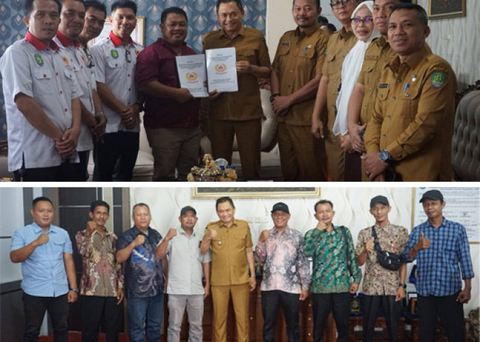 Terima Audiensi KONI dan Warga Desa, Bupati Rachmat Tegaskan Komitmen Majukan Olahraga dan Infrastruktur Desa