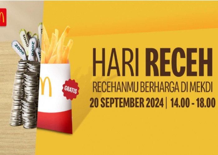 Promo McD Edisi Hari Receh, Dapatkan Gratis 1 French Fries, Catat Jadwal dan Caranya