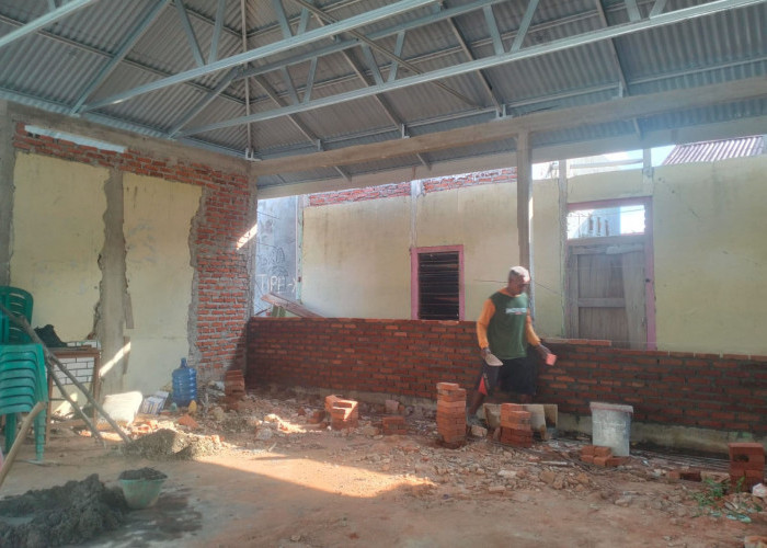 Proyek Rehab Posyandu Senilai Rp100 Juta Kembali Berjalan, Golbe Tetap Desak Inspektorat Audit Pekerjaan