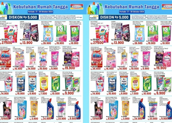 Katalog Promo JSM Indomaret 25-27 Oktober 2024, Ada Banyak Diskon Serba Hemat