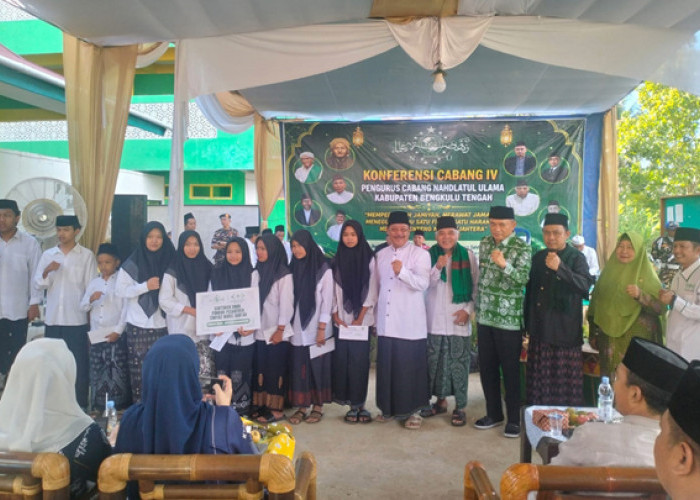 Sah! KH Karsun Rais Syuriyah dan Darmawan Saputra Ketua Tanfidziyah PCNU Bengkulu Tengah 2026-2031