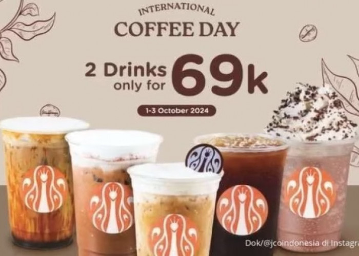 Spesial Hari Kopi Internasional dan Hari Batik Nasional, J.CO Tawarkan Promo Menarik, Buruan Serbu!