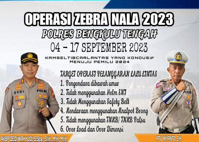 Operasi Zebra Nala 2023 Terhitung 4 September, Warning Bagi Pengendara Sering Gunakan Plat Nomor Palsu