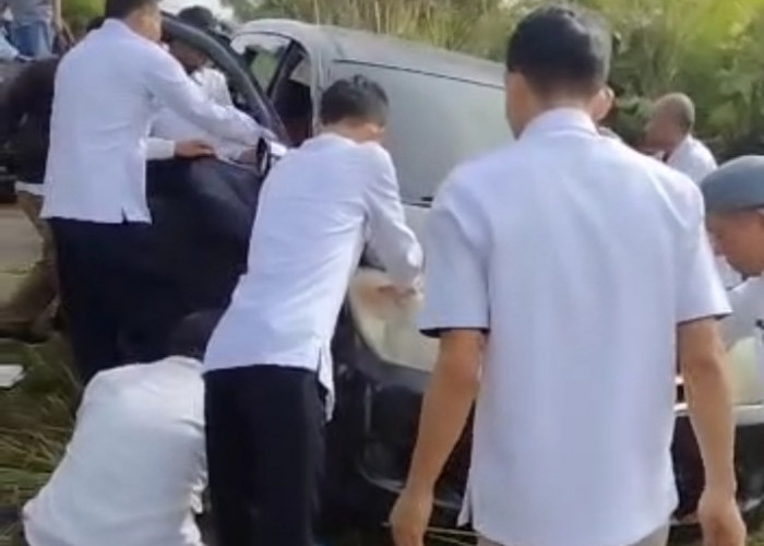 Mobnas Pejabat Dinkes Bengkulu Tengah Nyaris Terjun ke Kebun Sawit, Begini Kondisinya