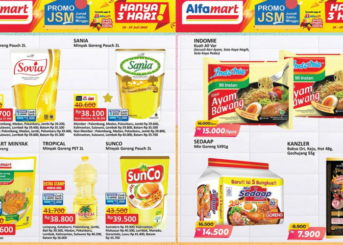 Katalog Promo JSM Alfamart Terbaru Edisi 25-27 Juli 2025: Banyak Diskon Menarik, Jangan Sampai Kelewatan!
