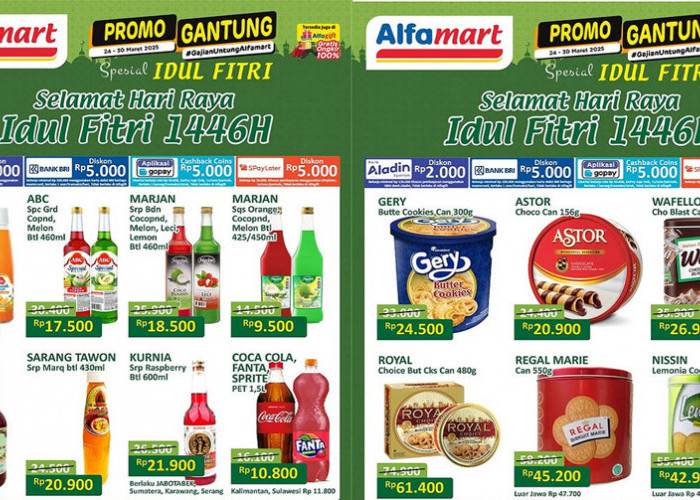 Katalog Promo Alfamart 24-30 Maret 2025: Serbu Diskon Jelang Lebaran, Sirup & Wafer Mulai Rp9 Ribuan!