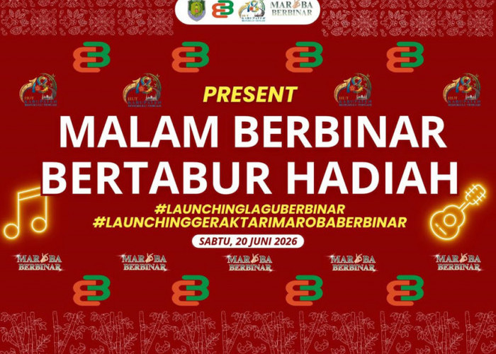 Launching Lagu dan Tari Maroba Berbinar Warnai Malam Berbinar Bertabur Hadiah