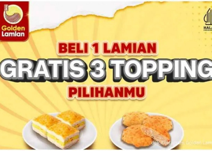 Golden Lamian Hadirkan Promo Spesial: Beli 1 Main Dish, Gratis 3 Topping Pilihan!