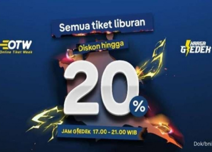 Tiket.com x BNI Hadirkan Promo Menarik, Beli Semua Tiket Liburan Diskon Sampai 20%