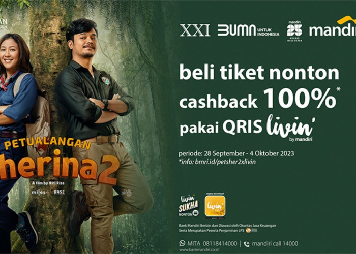 Promo Film Petualangan Sherina 2: Nasabah Bank Mandiri Menang Banyak, Ada Cashback Hingga 100%<!DOCTYPE html>
<html lang=