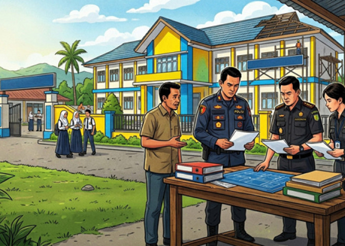 Proyek Revitalisasi Salah Satu SMPN di Bengkulu Tengah Senilai Rp1 Miliar Dilirik APH