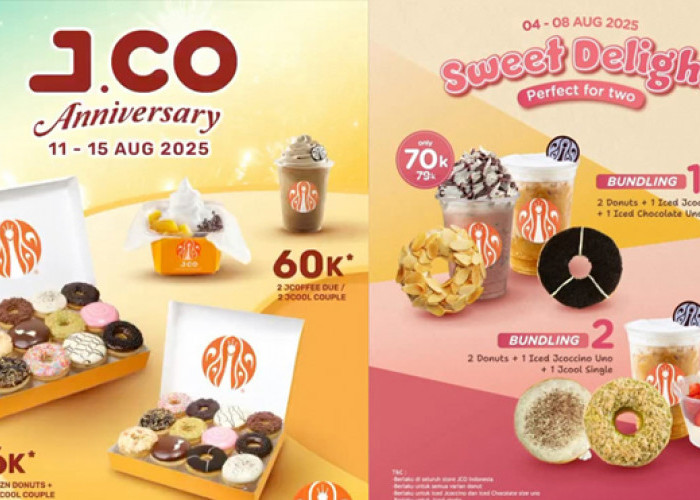 Deretan Promo JCO Agustus 2025, Banyak Paket Spesial Mulai Rp60 Ribuan!