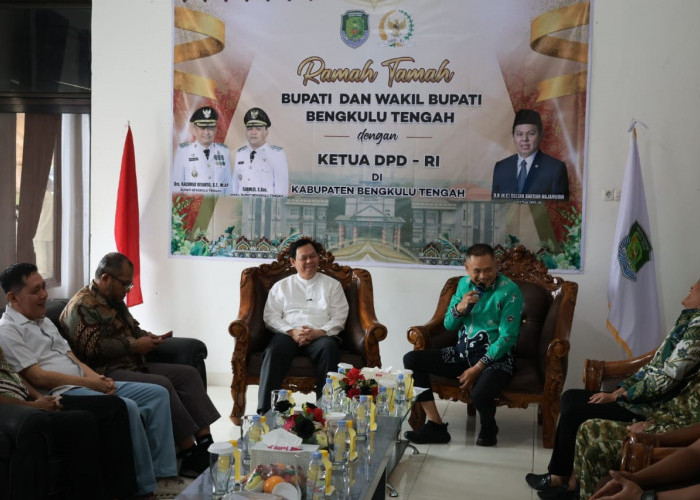 Dihadapan Bupati, Ketua DPD RI Dukung Percepatan Pembangunan Bengkulu Tengah