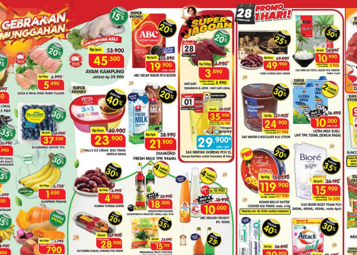 Promo JSM Superindo Februari-Maret 2025: Hemat Belanja Jelang Ramadan