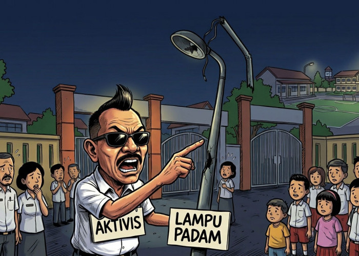 Ditunggu! Ketegasan Dinas Dikbud Panggil Kepala SMPN 8 Terkait Lampu Berbinar Padam