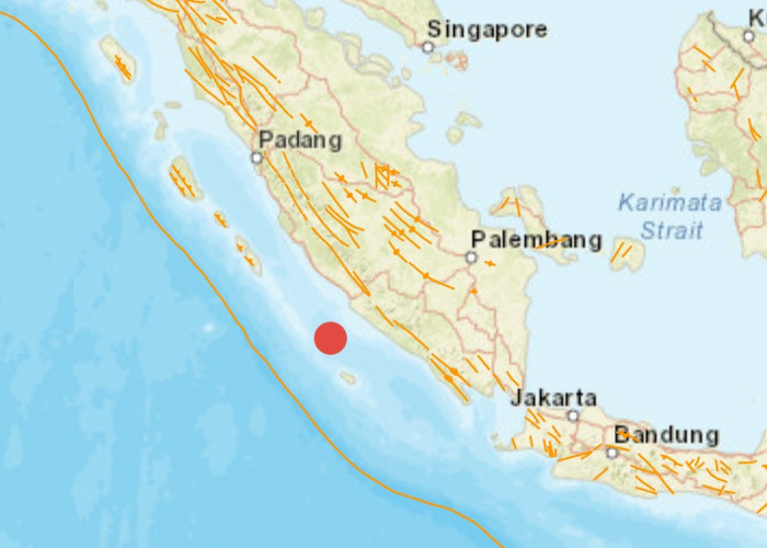 Sabtu Pagi Gempa Bumi Magnitudo 4,9 Getarkan Kota Bengkulu, di Sini Pusatnya