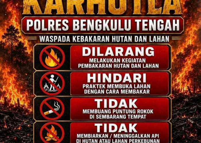 Nekat Bakar Hutan dan Lahan di Benteng? Siap-Siap Dibui 15 Tahun dan Denda Rp5 Miliar!