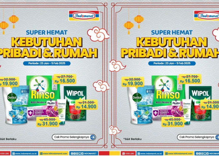 Katalog Promo JSM Indomaret 31 Januari-2 Februari 2025, Belanja Lebih Hemat Mulai Rp8 Ribuan!