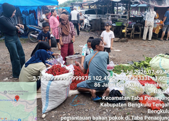 Kabar Baik! Harga Cabai dan Daging Ayam Turun di Pasar Taba Penanjung