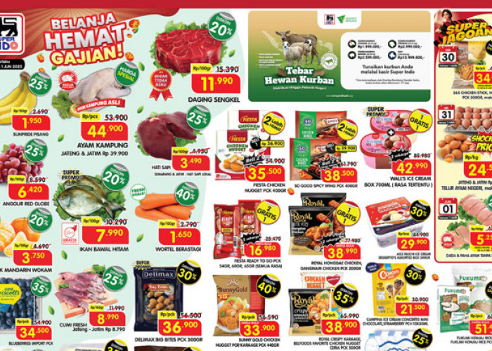 Belanja Cerdas di Akhir Bulan! Intip Katalog Promo JSM Superindo Edisi 30 Mei–1 Juni 2025