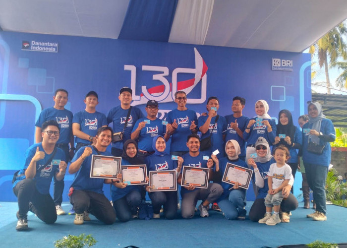 Puncak HUT ke-130, BRI Bengkulu Gelar Jalan Sehat Bertabur Dorprize