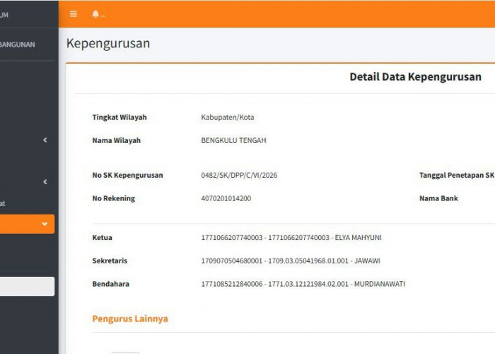 Sipol KPU Perbarui Kepengurusan PPP Bengkulu Tengah, Fepi Suheri Tak Lagi Tercatat sebagai Ketua