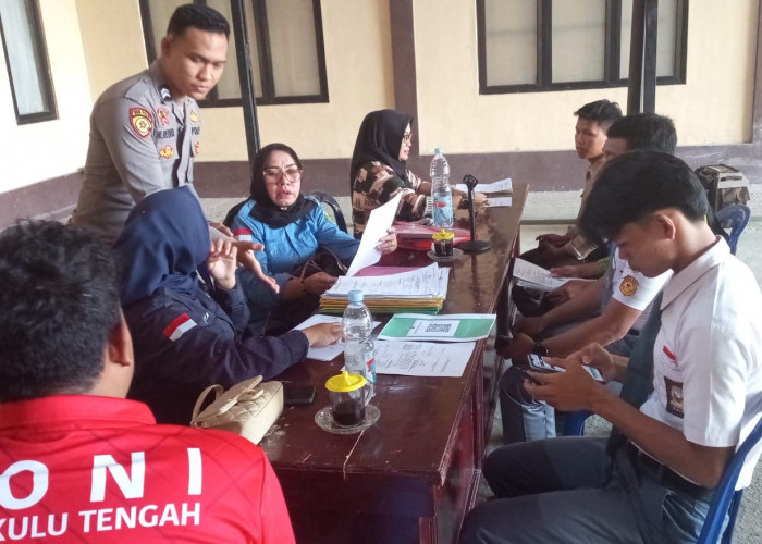30 Pemuda-Pemudi Kabupaten Bengkulu Tengah Binlat Casis Polri 2026