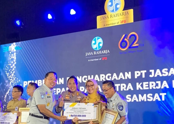Provinsi Bengkulu Raih Penghargaan Sebagai Tim Terbaik Samsat Tingkat Nasional 
