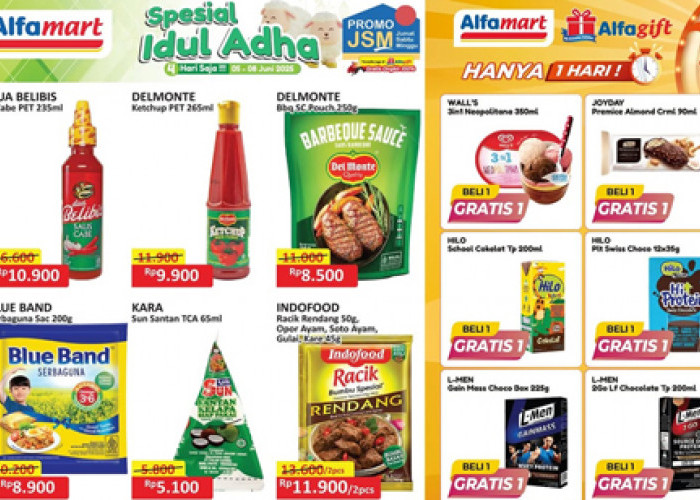 Katalog Promo JSM Alfamart 6–8 Juni 2025, Belanja Keperluan Idul Adha Lebih Hemat!