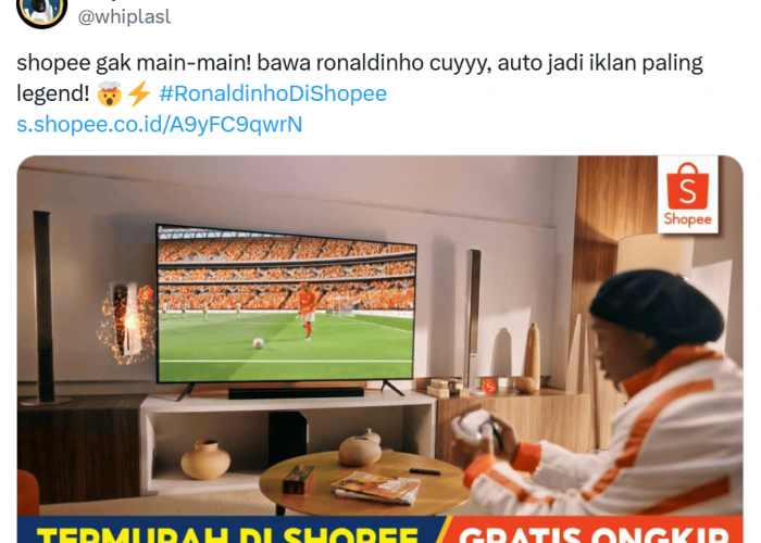 Bintang Lapangan Kini Bintang Iklan! Ronaldinho dan Shopee Bikin Kejutan Besar