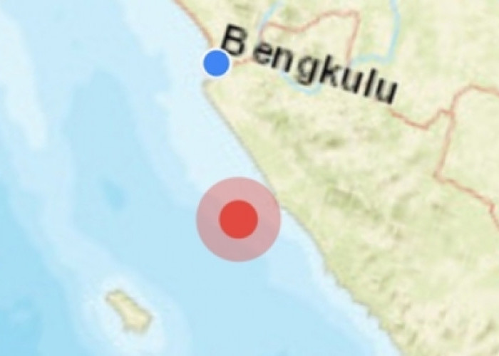 BREAKING NEWS - Gempa Bumi Magnitudo 5,6 Guncang Bengkulu, di Sini Pusatnya
