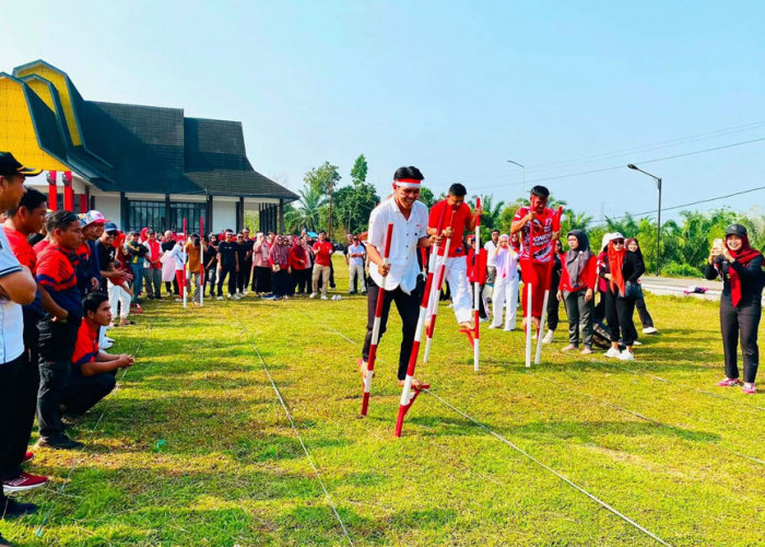 Semarakkan HUT ke-81 RI, Pemkab Bengkulu Tengah Gelar Lomba Olahraga Tradisional Antar-OPD