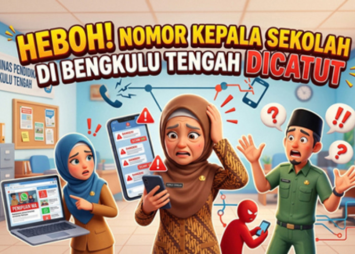 Nomor Kepala Sekolah di Bengkulu Tengah Dicatut, Pelaku Sebar Pesan Minta Transfer Rp2 Juta