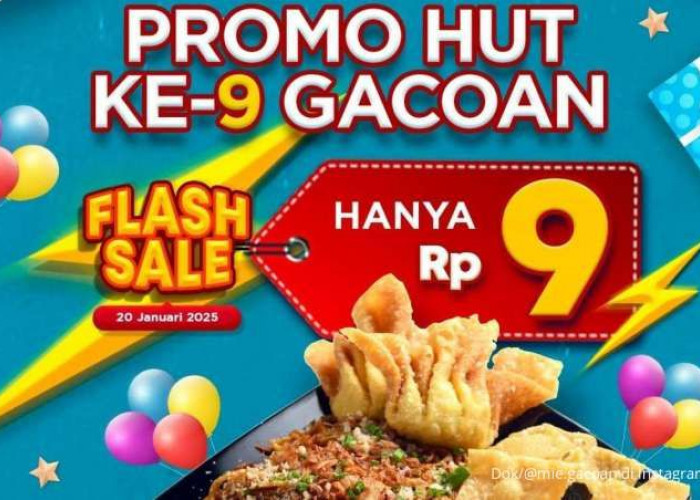 Rayakan HUT ke-9 Mie Gacoan, Flash Sale Cuma Rp 9, Hanya Hari Ini!