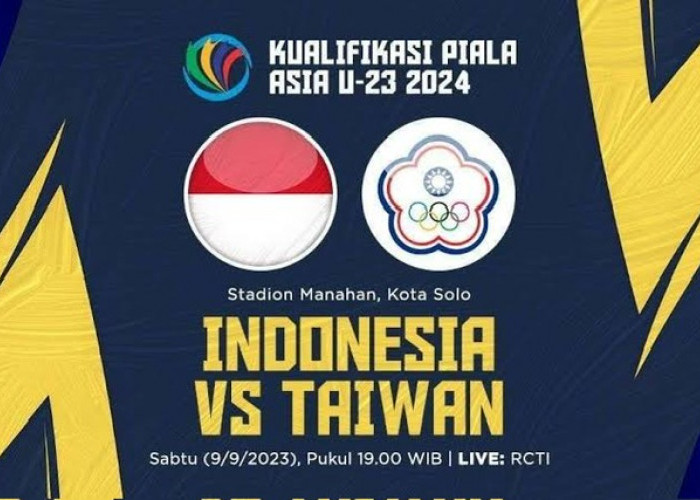 Laga Timnas U-23 Indonesia vs Taiwan U-23, Berikut Link Live Streaming dan Prediksi Pertandingan