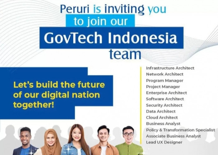 BUMN Ini Buka Lowong Besar-besaran untuk Tim GovTech Indonesia, Cek Posisi dan Link Pendaftarannya di Sini