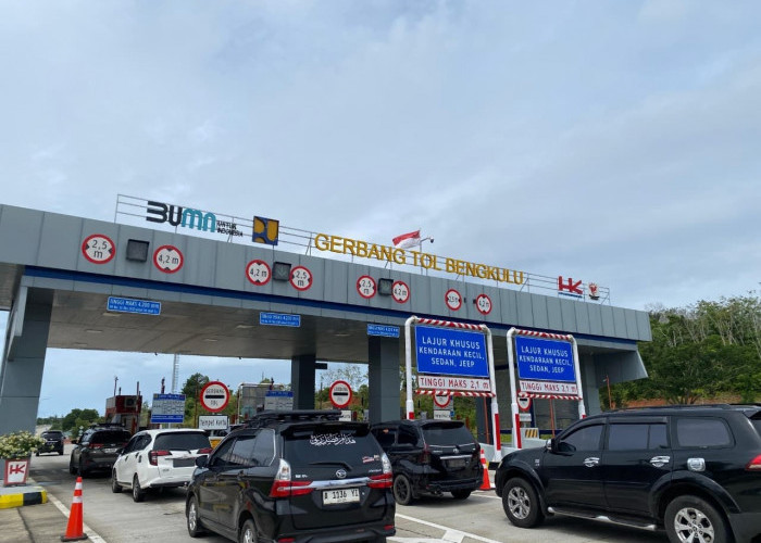 Total 28.055 Kendaraan Padati Tol Bengkulu–Taba Penanjung Saat Lebaran 2026