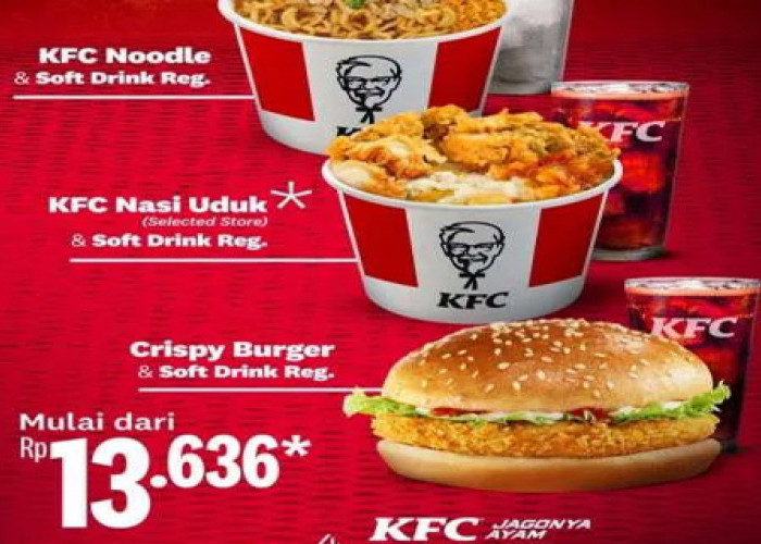 Rayakan Imlek dengan Promo Spesial dari KFC! Nikmati Double Hoki & KFC Attack Mulai Rp 13.000-an