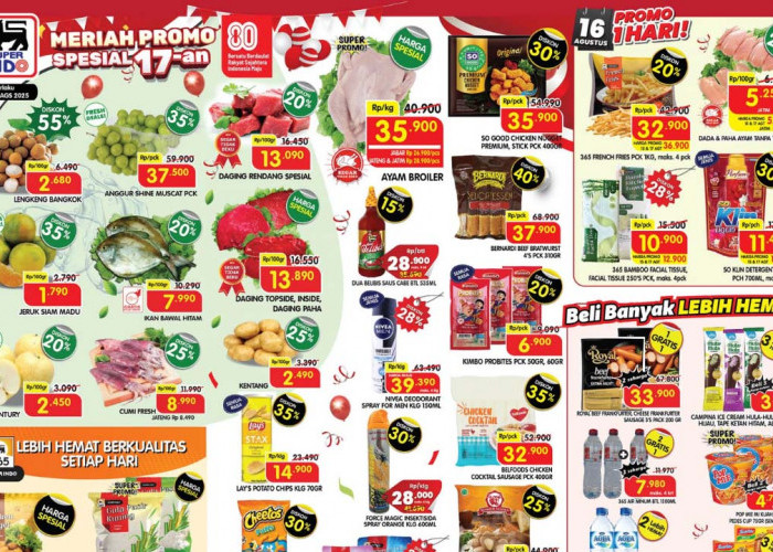 Katalog Promo JSM Superindo 15–17 Agustus 2025, Spesial Meriahkan HUT ke-80 RI