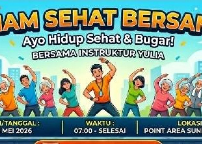 Sunda Kelapa Residence Gelar Senam Sehat dan Servis Motor Gratis untuk Warga