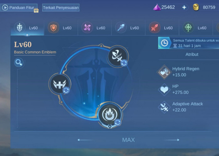 Penjelasan Sistem Emblem Terbaru di Mobile Legends