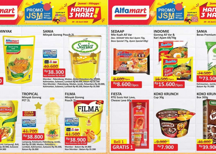 Belanja Hemat di Akhir Pekan! Ini Dia Katalog Promo JSM Alfamart Terbaru 20–22 Juni 2025